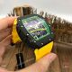 Knockoff Richard Mille Green Skeleton Watch - Richard Mille RM 61-01 with Yellow Rubber Strap (7)_th.jpg